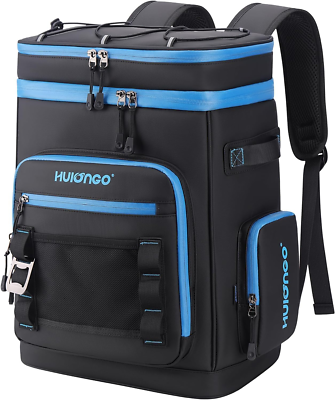 Large Waterproof Insulated Cooler Backpack for Men & Women, Leak Proof Cooler Amazon.com: Hulongo Large 52cans Waterproof Insulated Cooler  main image 3