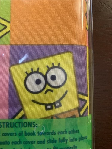 Nickelodeon SpongeBob Squarepants stretchable book cover, 2004 Jakks Pacific - Picture 11 of 12