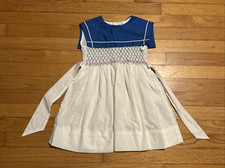 VTG Polly Flinders Hand Smocked Dress Size 6X