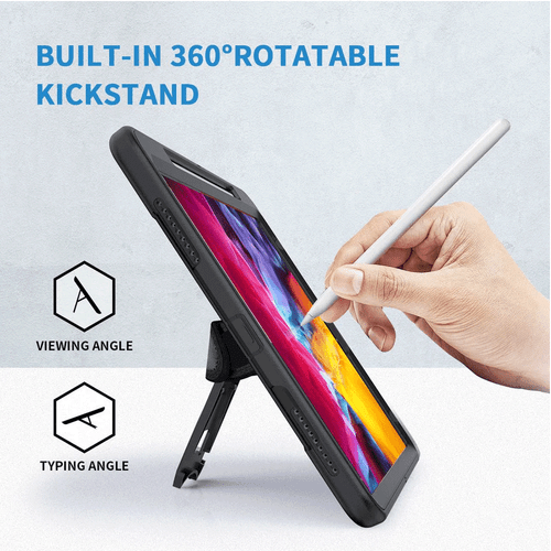 Defender Blacktech Case for   Samsung Galaxy Tab S9 Fe - Black - Bild 4 von 12