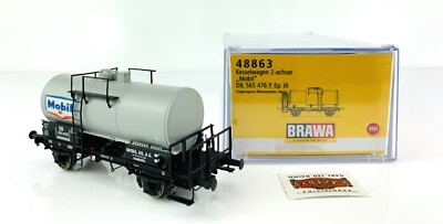 PD248 - BRAWA H0 48863 - DB TANK CAR ''MOBIL'' ERA III