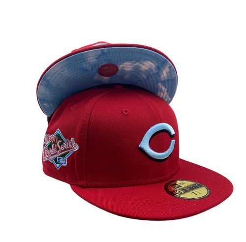 New Era Cincinnati Reds World Series Cloud Under 59fifty fitted hat cap - Picture 8 of 8