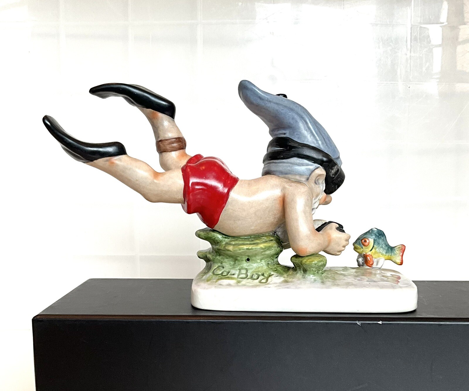 Goebel COBOY Gnome Figurine Gerd the Scuba Diver 17536 West Germany eBay