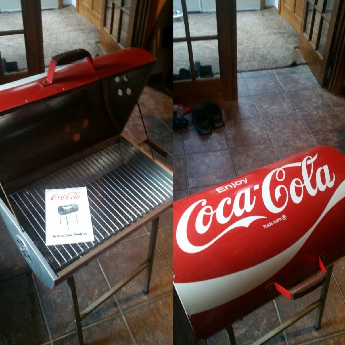 RARE Vintage Coca-Cola BBQ Barbecue Grill with Legs FULL SIZE | eBay