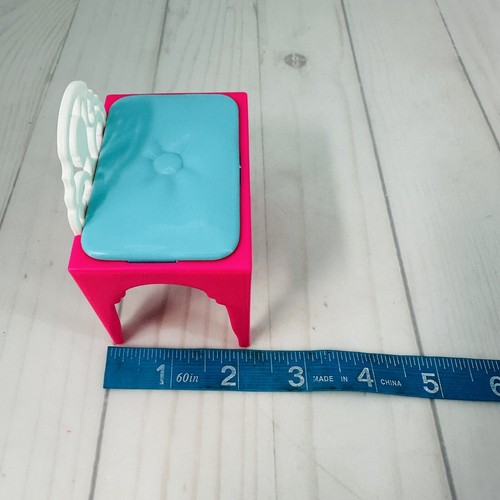 Barbie Casa dei Sogni 2013 Ricambi Vanity Sgabello Sedile Panca X7949 - Foto 10 di 12