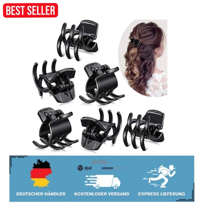 Mittelgroße Haarklauenclips für Dicke und Lockige Frisuren - 12 Stück Set