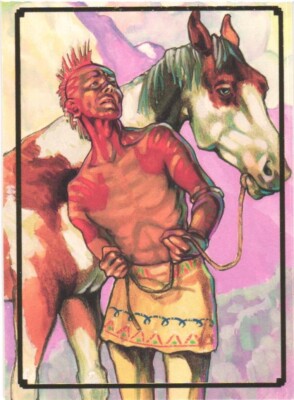 1995 Bon Air Native Americans #57 Starving in the Wilderness!