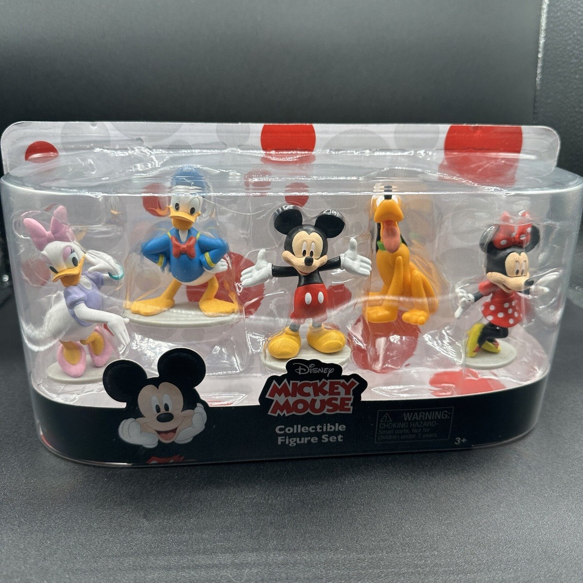 Disney Mickey Mouse 5 Piece Collectible Figure Set Minnie Donald