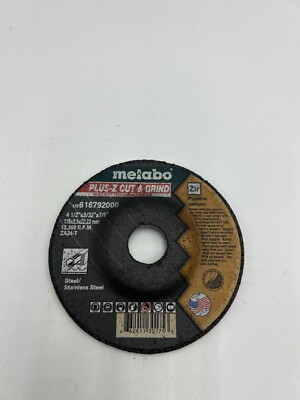 (QTY 11) METABO PLUS-Z CUT & GRIND HEAVY-DUTY PERFORMANCE T27 US616792000
