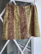 Via Lol MINI GONNA STAMPA SERPENTE taglia Large