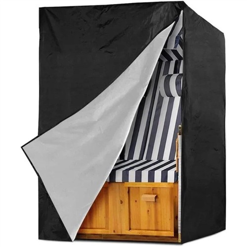 Strandkorb Schutzhülle Wetterfest Winterfest Abdeckhaube, Plane Reißverschluss - Bild 14 von 16