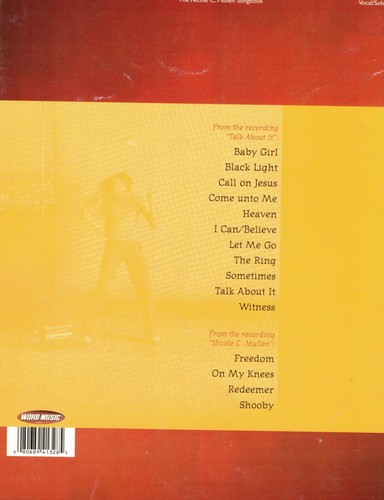 The Nicole C Mullen Songbook Piano Guitar Vocals Chords Sheet Music Book - Picture 4 of 4