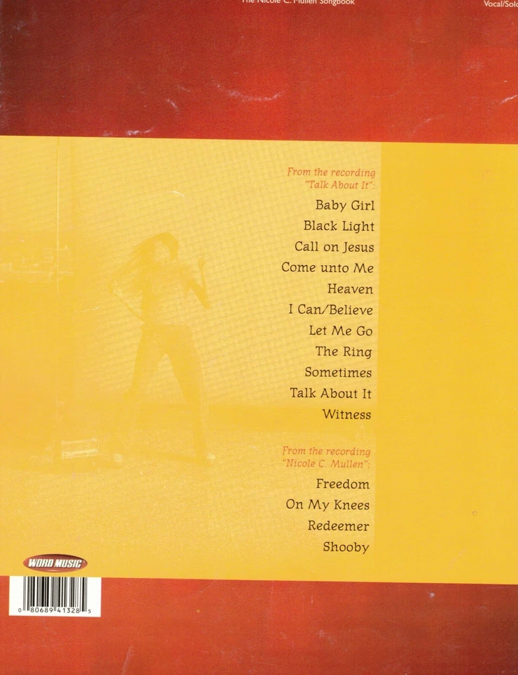 The Nicole C Mullen Songbook Piano Guitar Vocals Chords Sheet Music Book - Image 4 of 4
