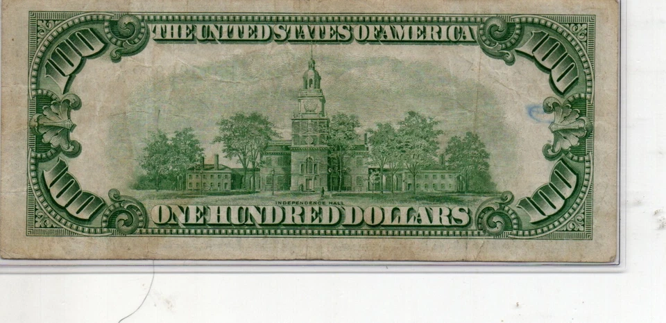 Series 1934-C $100 Federal Reserve Note - F  Atlanta Georgia - Image 2 of 2