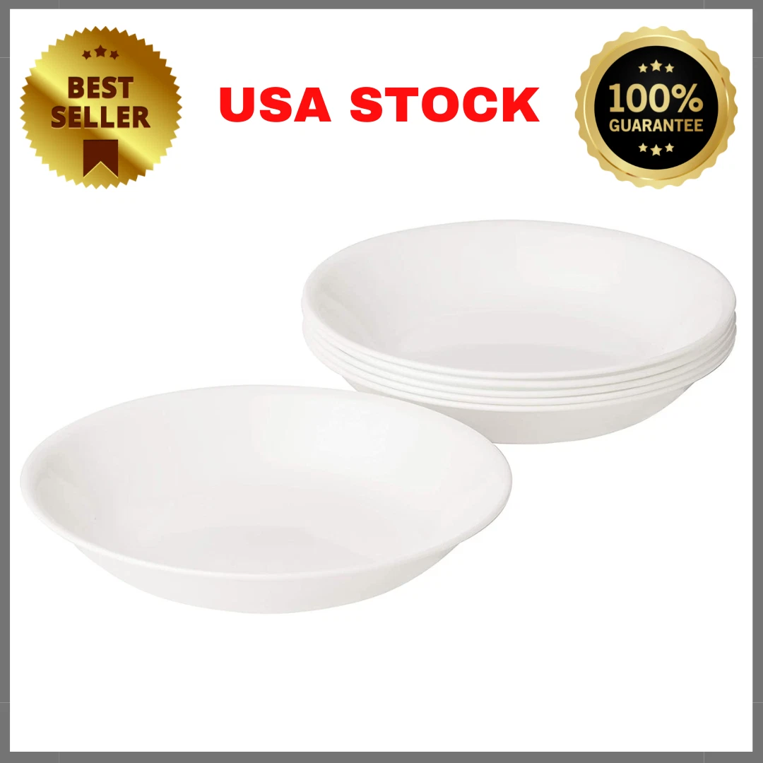 Corelle top white bowls