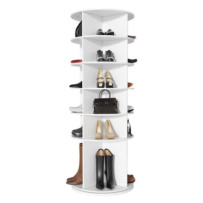 Schuhregal Drehbarer Schuhständer Schuhschrank 5/6/7 Ebenen 360° Schuhregal