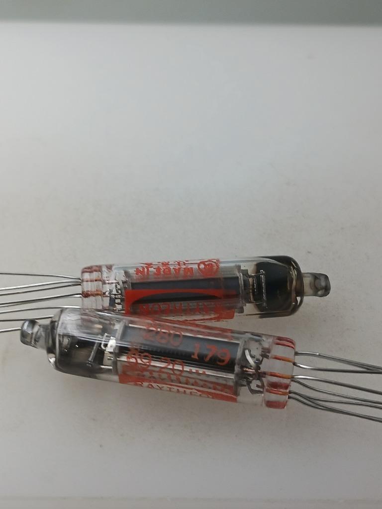 Code Pair 1969 Raytheon JAN 6397 NOS NIB Subminiature Code Pair 1969 Raytheon JAN 6397 NOS NIB Subminiature
