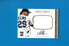 2014 National Treasures Colossal Signatures /99 Roenis Elias #23 Rookie Auto RC
