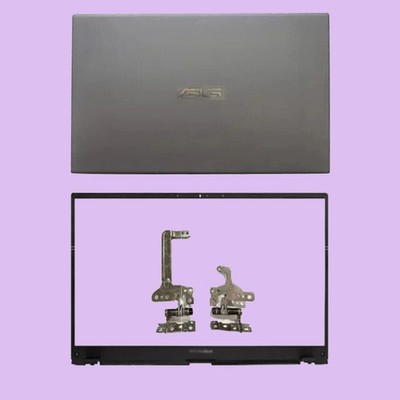 New Back Cover+ Front Bezel+ Hinges For ASUS VivoBook X512 X512U V5000F Top Case