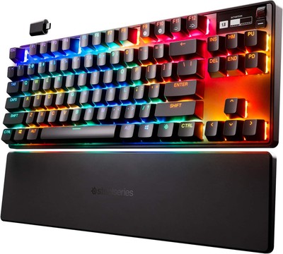 SteelSeries - Apex Pro TKL V2 Wireless HyperMagnetic Gaming Keyboard With R...