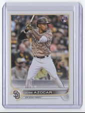 -2022 Topps Update Jose Azocar Rookie San Diego Padres #US280