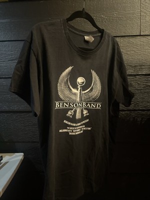 Benson Band T-Shirt, Y2K Vintage size Large ￼ Black Extra Cotton Gliding