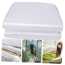 6 Mil Clear Greenhouse Plastic Sheeting,Transparent Plastic Film 6.5ftx19.7ft