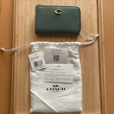 Brand New Item COACH Green Leather Key Case