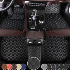 Car Floor Mats for Toyota Sienna 8Seats 2011-2019, Nappa Leather Full Coverag...