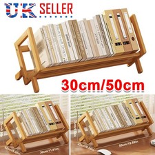 Wooden Desktop Bookshelf Organizer Office Desk Storage Shelf Tidy Rack