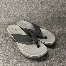 CLARKS Arla Glison Sandal Women's Size US 8 Black Fabric