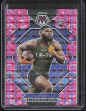 Trenton Simpson #367 Camo Pink Mosaic Rookie RC 2023 Panini Mosaic *HOT*