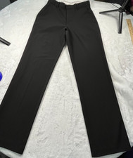 CHAPS Women’s Dress Pants Size 16 REG Black Stretch Straight Leg Trousers Work