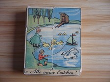 sehr altes Puzzlespiel aus Kartonas