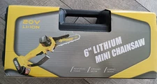 Mini Chainsaw 6-Inch with 2 Battery Mini Electric Chain Saws Cordless Handheld P