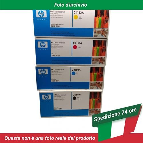 HP Color Laserjet 8500 Toner CMYK Pack of 4 - Photo 1/2