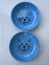 Van Ness Pets ECOWARE Cat Dish Bowl Whisker Friendly Set Of 2 Non Skid Non Break