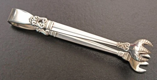 International Sterling Royal Danish Sugar Tongs