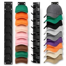 Hat Organizer for Baseball Caps,Hat Rack for Wall to Organize Collections Re...