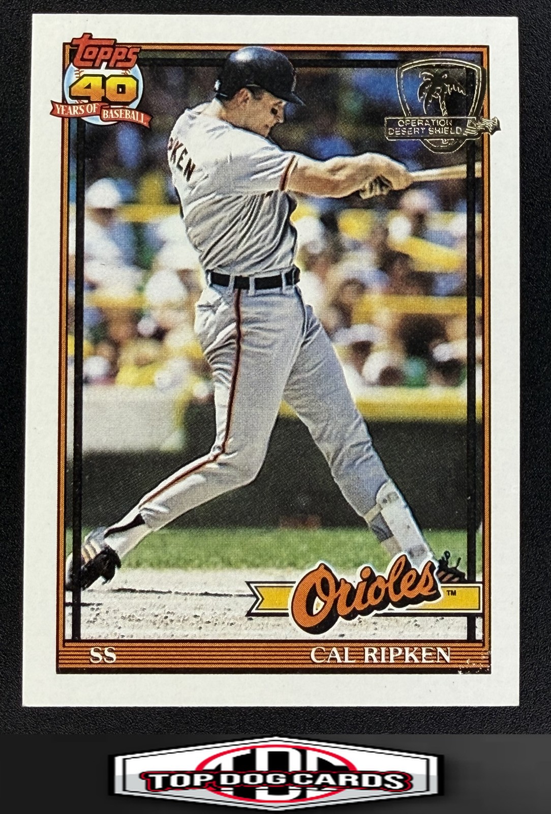1991 Topps #150 Cal Ripken DESERT SHEILD Baltimore Orioles