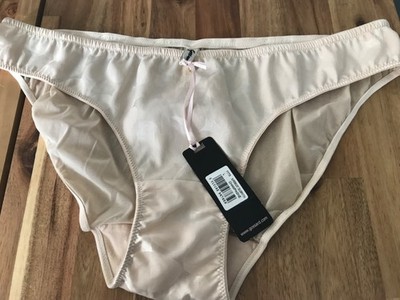 GOSSARD SUPERBOOST CELEBRATION CHAMPAGNE SATIN NUDE BRIEF  UK  LARGE
