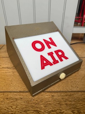 Vintage Leuchtkasten - ON AIR - Leuchtfunktion