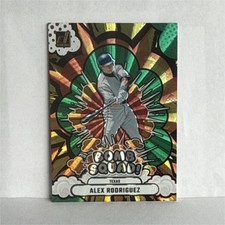 2025 Panini Donruss Alex Rodriguez #15 Green Bomb Squad Insert Texas Baseball
