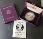 1989 S Proof $1 American Silver Eagle Dollar