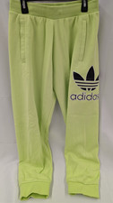 Adidas Originals Trefoil Sweatpants Youth Pulse Lime Green Size M (11-12) New