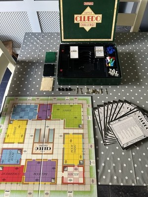 Super Cluedo Challenge Vintage 1986 Waddingtons Brettspiel - UNVOLLSTÄNDIG PLS LESEN