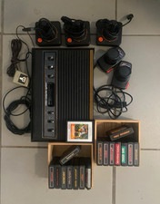 Vintage Atari 2600 Console Bundle   15+ Games...