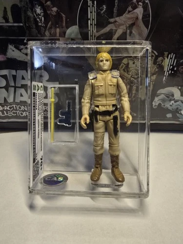 CAS Graded 70+ 1980 Kenner Luke Skywalker Bespin Fatigues Orange Hair Very Nice