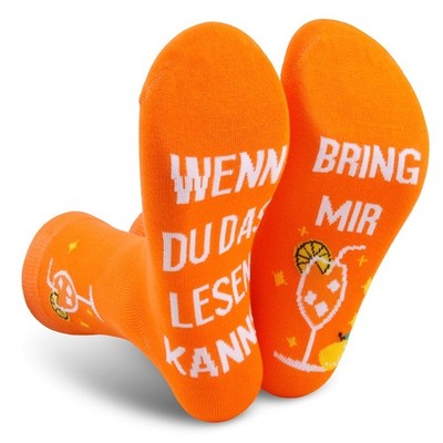 Aperol Geschenk Aperol Spritz Socken Lustige Socken für Damen und Herren Tenn...
