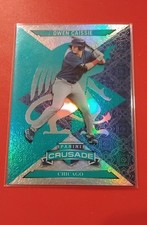 2025 Panini Crusade - Crusade Owen Caissie, Owen Caissie #76 Teal /199 (RC)